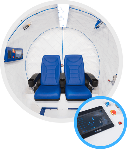 OxyLife C4 - 5 Seat - Premium Multiplace Hyperbaric Oxygen Chamber